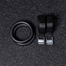 Load image into Gallery viewer, Steel Gym Rings With Straps (Pair)
